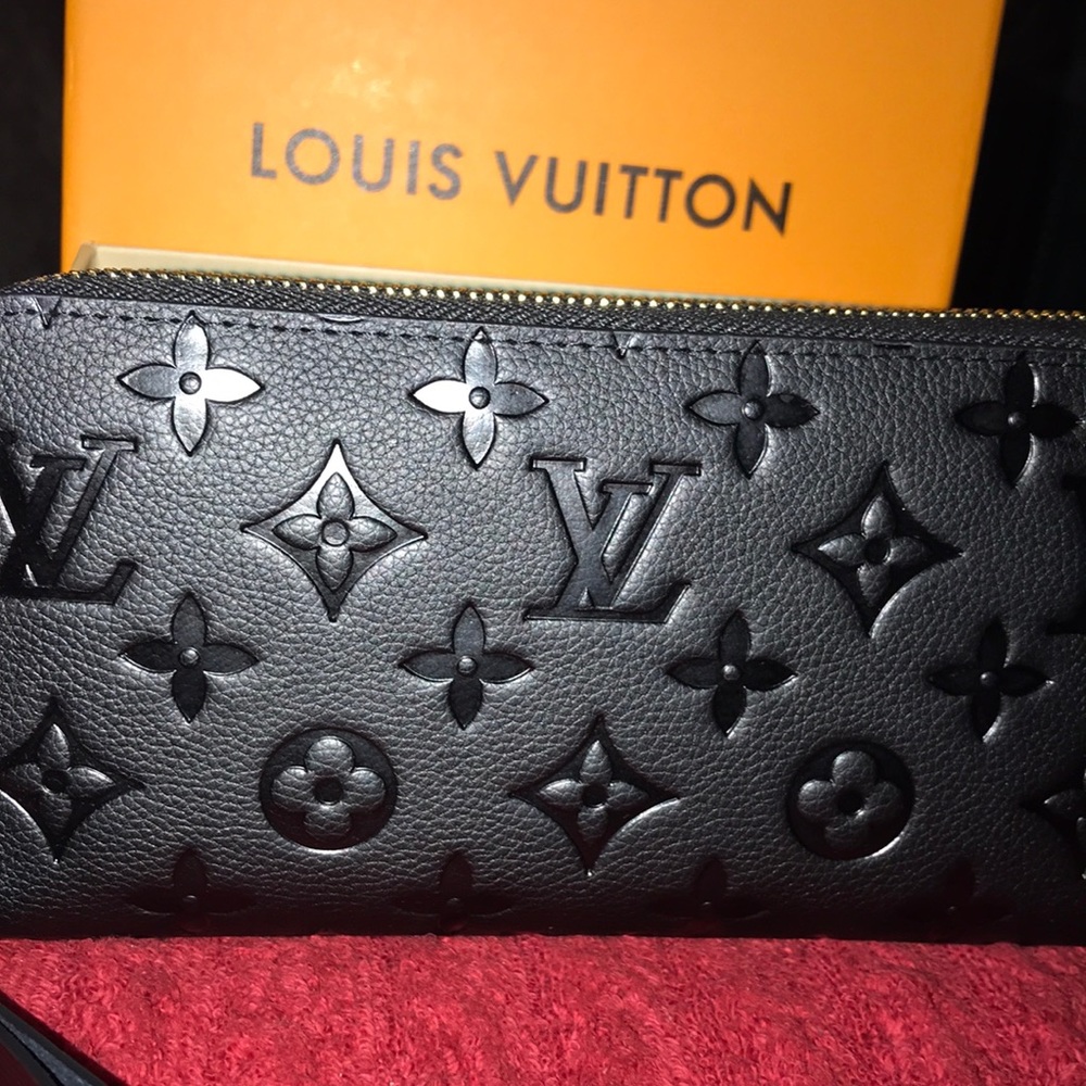 Black Logo Checkbook Wallet